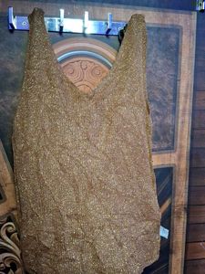 Sparkly Gold Tank Top