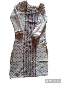 Pure Cotton Cream Colour Kurta