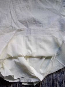 White Sheer Button-Down Top