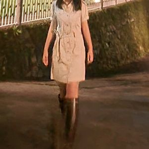 Cargo Khaki Dress.   Size- Small.       No Negotiation , Only Cash