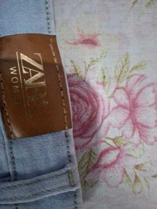 ZARA Blue Straight Fit Jeans
