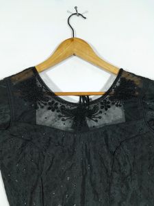 Black Beads Work Blouse (Women&#39;s)