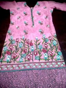 Floral Pink Kurta