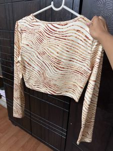 Twist Front Long Sleeve Top