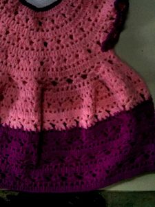 Handmade Crochet Baby Dress