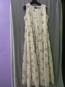 Floral Tiered Sleeveless Dress