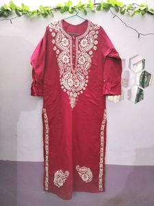 Beautiful Chickenkari Kurti❤️