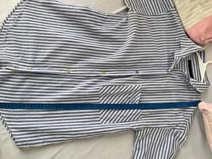Striped Button-Down Shirt