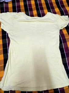 Pastel Yellow Night Tee