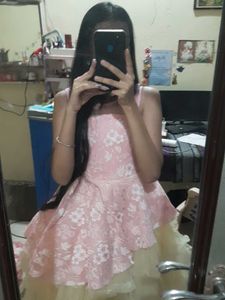 Pink Floral Dress