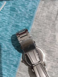 Fastrack White Analog Silver Dial Metal Watch