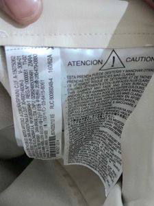 Vintage Cream Faux Leather Pants