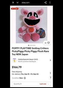 Poppy Playtime Smiling Critters Pickypiggy Plushie