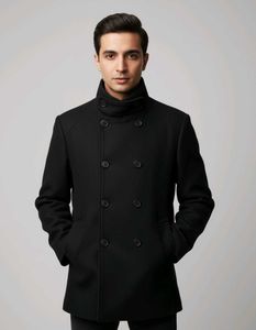 Classic Very smooth Wool Blend Overcoat
