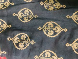 Double Layer Anarkali With Embroidered Neck (xxl)