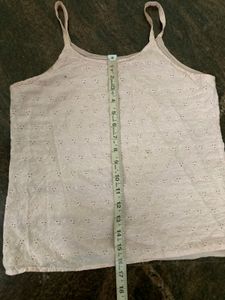 Baby Pink Sleeveless Top🌷