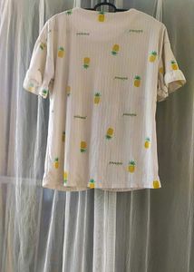 Pineapple Print Top