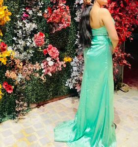 Trail Long Party Prom Gown Dress