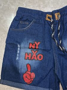 Denim Mickey Shorts - Size 28-30