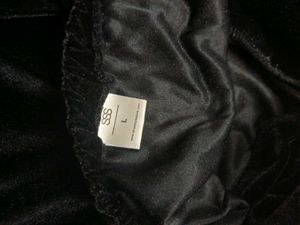 Black Velvet Mini Dress