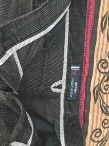 Stylish black Hoffmen cord jeans for daily wear in almost good condition! Thin and lightweight!