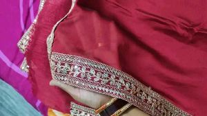 Elegant Red Saree