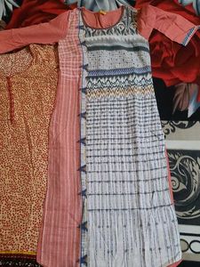 Combo Of 2 Cotton Kurties Just At 199/-