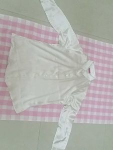 Elegant White Long Sleeve Shirt