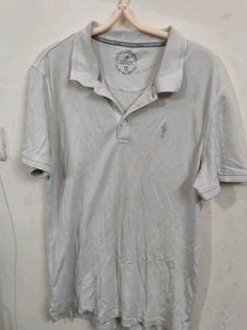 Athleisure Gray Polo Shirt