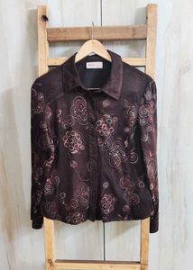 Coffer Colour Designer Shirt Size-36