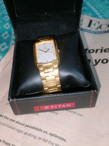 Titan Gold Watch with Box15