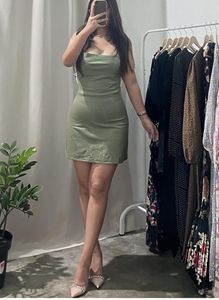 Forever 21 Leather backless dress