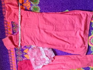 Hot Pink Kurti Set 👗