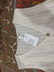 Button-Down Knit Crop Top