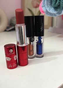 Set Of 3 | Lakme lipstick & 2 Eyeshadow