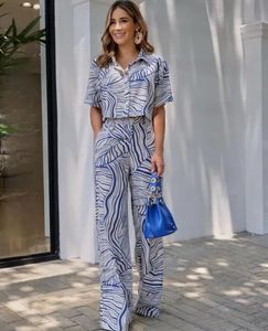 Sale ! Chic Patterned Co-ord Set-3XL