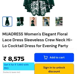 Lace Hi-Lo Dress