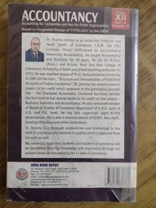 Accountancy Book For Class 12, Part-A, Volume-2