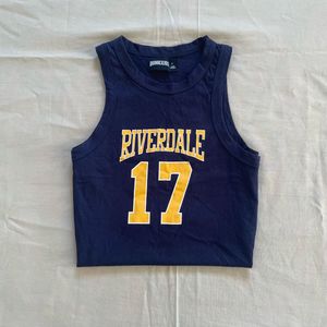 Bonkers High Neck Riverdale y2k T-shirt Top