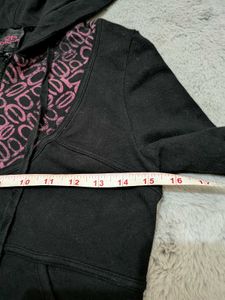 Y2K bebe monogram print Hoodie