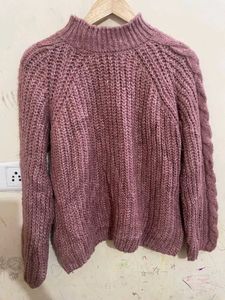 Mauve Knit Sweater