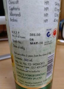 Arnica Harbal Hair Oil