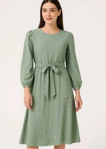 Sage Green Midi Dress
