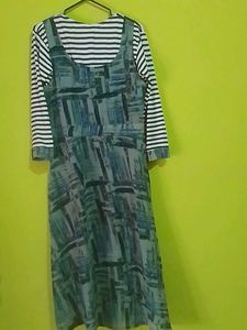 Vintage Style Dress with Top