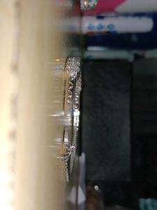 Silver Plated Diamond Bracelet Wth adjustable Lock