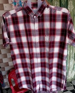 Combo Red & White Short Sleeve Shirt Set Of 3