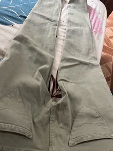 Olive Green Buttoned Pants