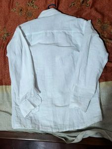 white solid shirt