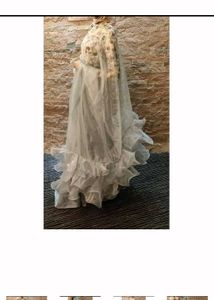 Grey Frill Saree