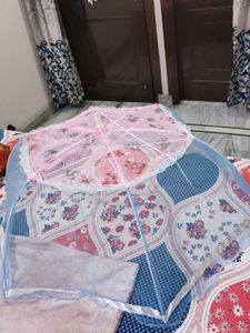Pink &amp; Blue Mosquito Net For Kids